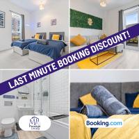 Central Home - Fast Wi-Fi - Smart TVs - Sleeps 5 - B&B Birmingham