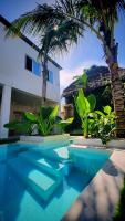 Private Villa & Pool steps to Paje Beach Zanzibar - AC WI TV Garden generator private garden sleeps 8 comfortably - B&B Paje