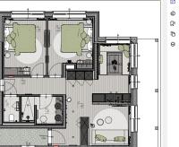Two-Bedroom Apartment with Mountain View