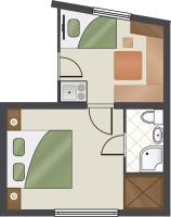 Appartamento con 1 Camera da Letto - Piano Terra