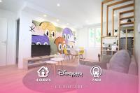 Le PopArt - T3 design - Disney, Gare, Hypercentre - B&B Lagny