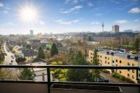 FeWo Möwennest in Bremerhaven Monteure Skyline Ausblick - B&B Bremerhaven