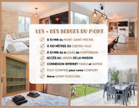 Aux Berges Du Mont - 10 min Mont-Saint-Michel, Jardin & Parking - Chambres d’hôtes Pontorson