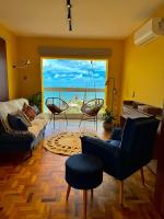 ACORDE Frente ao Mar com VISTA deslumbrante da Orla de Santos - B&B Santos