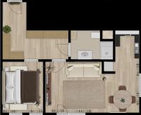 Brownie Prague Design Apartment, free garage parking - B&B Praga