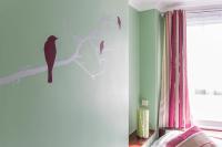 Single Room - Green & Claret