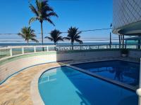 Apto novo pé na areia com piscina - Bed and Breakfast Praia Grande