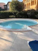Le Jardin Bleu Agréable T2 vue mer, piscine, jardin - B&B Six-Fours-les-Plages