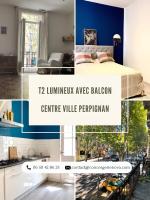T2 Lumineux avec balcon - centre ville de Perpignan - B&B Perpignano