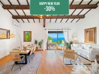 Villa Horizon - PREMIUM EXPERIENCE - Sea view - 5min from Monaco - Ideal Groups&Families - Chimney - Parking - Private Garden - Calm - Bed and Breakfast Fontvieille