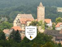 GRÄFIN MARTHA MARIA - Apartment in der historischen Hinterburg Schlitz - mit Aufzug, Parkplatz, E-Ladestation & Garten - Fulda, Alsfeld, Bad Hersfeld 25-30 Min - Hunde willkommen - B&B Schlitz