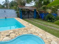 Chácara a 450mt da Praia Boracéia piscina infantil e outra adulto - B&B São Sebastião