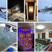 Slow leaving retreat in superior villa with heated pool, whirlpool, sauna, playground and barbeque in privacy near forest - B&B Veliko Trgovišće
