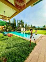 Villa Luxe Golf Argan Piscine & Vue Atlas - Chambres d’hôtes Marrakech