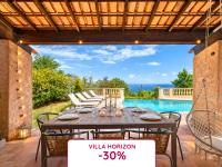 Villa Horizon - PREMIUM EXPERIENCE - Sea view - 5min from Monaco - Ideal Groups&Families - Chimney - Parking - Private Garden - Calm - B&B Fontvieille