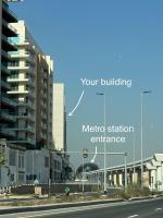 New Stylish Apartment, Metro 5min walk, Dubai Marina 20min - B&B Dubai