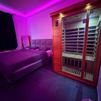 Suite White wellness Jacuzzi & Sauna - B&B Seraing