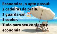 Apartamento Ubatuba - Praia grande - 260m da praia - Com Garagem Privativa - Chambres d'hôtes Ubatuba