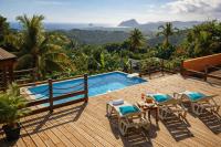 Villa COSAROE 6-14 pers Piscine et superbe vue mer PANORAMIQUE - B&B Rivière Salée