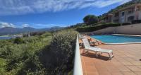 Charmant T3 avec Vue Panoramique sur la Mer, Terrasse, Piscine et à seulement 300m de la plage de la Roya - Ferienwohnung Saint-Florent