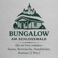 Komfortabler Bungalow Am Schlosswald mit privater Sauna&Terrasse - Wernigerode Harz - Chambres d’hôtes Wernigerode