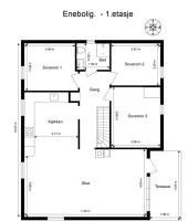 Detached house with 4 bedrooms in a quiet child-friendly area - B&B Porsgrunn