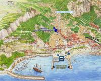 Penthouse in the historical center with sea view 5 minutes away,400mt, from main square - Chambres d'hôtes Amalfi
