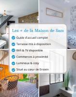 La Maison de Sam - Centre Ville - Terrasse Privée - Proche Parking Gratuit - Europa-park - B&B Erstein