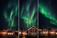 Deluxe Hütte am Wasser mit Terrasse