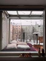 Stylish penthouse studio, with cozy balcony - Ferienwohnung Helsinki