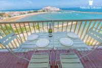 Sea-Castle View 2BR Flat - AC, Wi-Fi, Parking - B&B Peñíscola