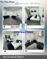 Modern 2BR Flat in London, free parking,Contractors - Bed and Breakfast Wallington