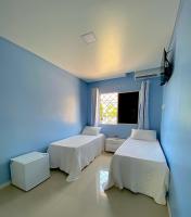 Tweepersoonskamer met 2 Aparte Bedden en Gedeeld Toilet