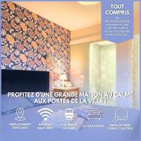 Le Pavillon, Maison Au Calme, Central et Confort - B&B Langueux