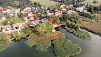 Watermark Usedom - Traumhaus direkt am Wasser mit eigener Badestelle - Haus Woge - B&B Rankwitz