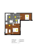 211 - Cozy New Condo with 2 Queens, Parking, DT&Airport - B&B Montréal