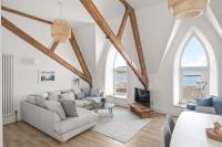 Penthouse Apartment with Sea Views Falmouth - Chambres d’hôtes Falmouth