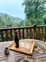 Roulotte Atypique - Vue Mer - Écrin de Nature - B&B Cauro