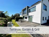 Ferienwohnung Wasser Rügen - Meerblick & Dachterrasse, Sauna, ruhig & naturnah, 200 m zur Ostsee - Ferienhaus Elements - Chambres d'hôtes Dranske
