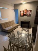 Lindo quarto-sala Edf Time 301 Ponta Verde - Bed and Breakfast Maceió