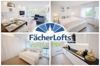 Moderne 3-Zi, King-Size Betten, Küche, Badewanne - B&B Karlsruhe