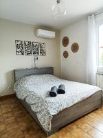 Maison 6 pers, avec jardin, clim et pétanque - B&B Thuir