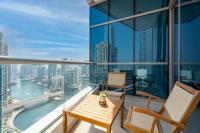 Apartment mit 1 Schlafzimmer, Balkon und Aussicht auf das Wasser