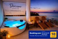 Derveni Seaside Apartments - Deluxe Sea View Penthouse Jacuzzi-BBQ & Groundfloor Garden View Apartment - Chambres d'hôtes Dhervéni