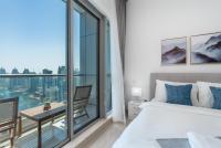 Apartment mit 1 Schlafzimmer, Balkon und Aussicht auf das Wasser