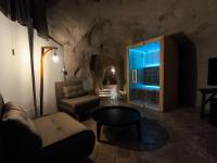 Suite mit Kingsize-Bett mit Whirlpool