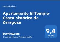 Apartamento El Temple-Casco histórico de Zaragoza - Ferienwohnung Saragossa