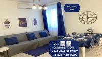 Appartement Somea 110m2 climatisé, parking, proche Sanctuaire - B&B Lourdes