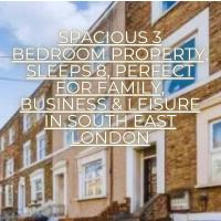 Spacious 3 Bedroom Property, Sleeps 8, Perfect for Business & Leisure in South East London - Chambres d'hôtes Londres
