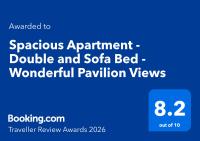 Spacious Apartment -Double and Sofabed -Wonderful Royal Pavilion Views - B&B Brighton